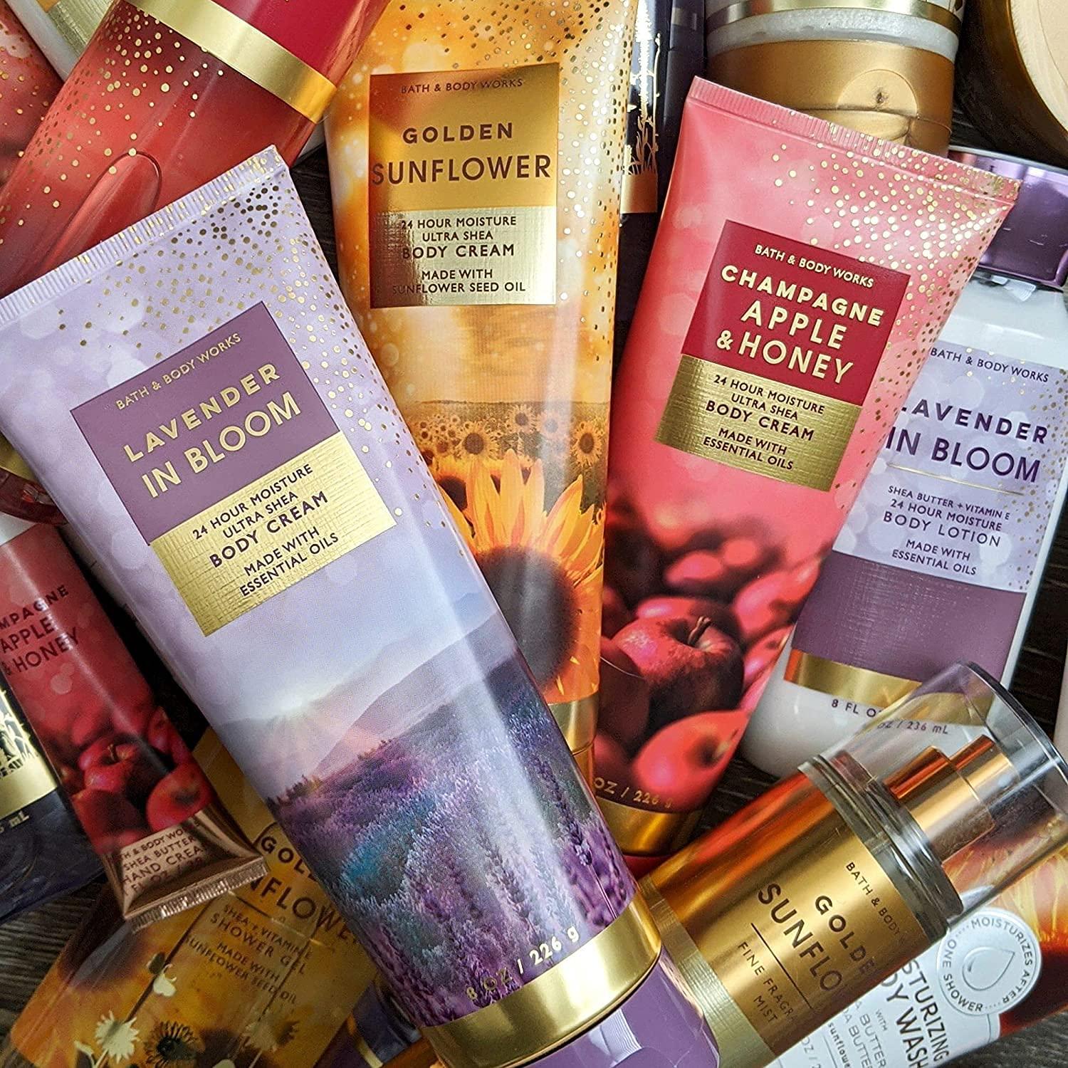 Bath and Body Works Golden Sunflower Body Lotion 8 Ounce Full Size