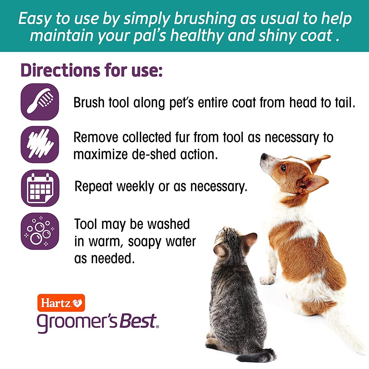 Hartz Groomer's Best Combo Dog Brush Detangling Brush