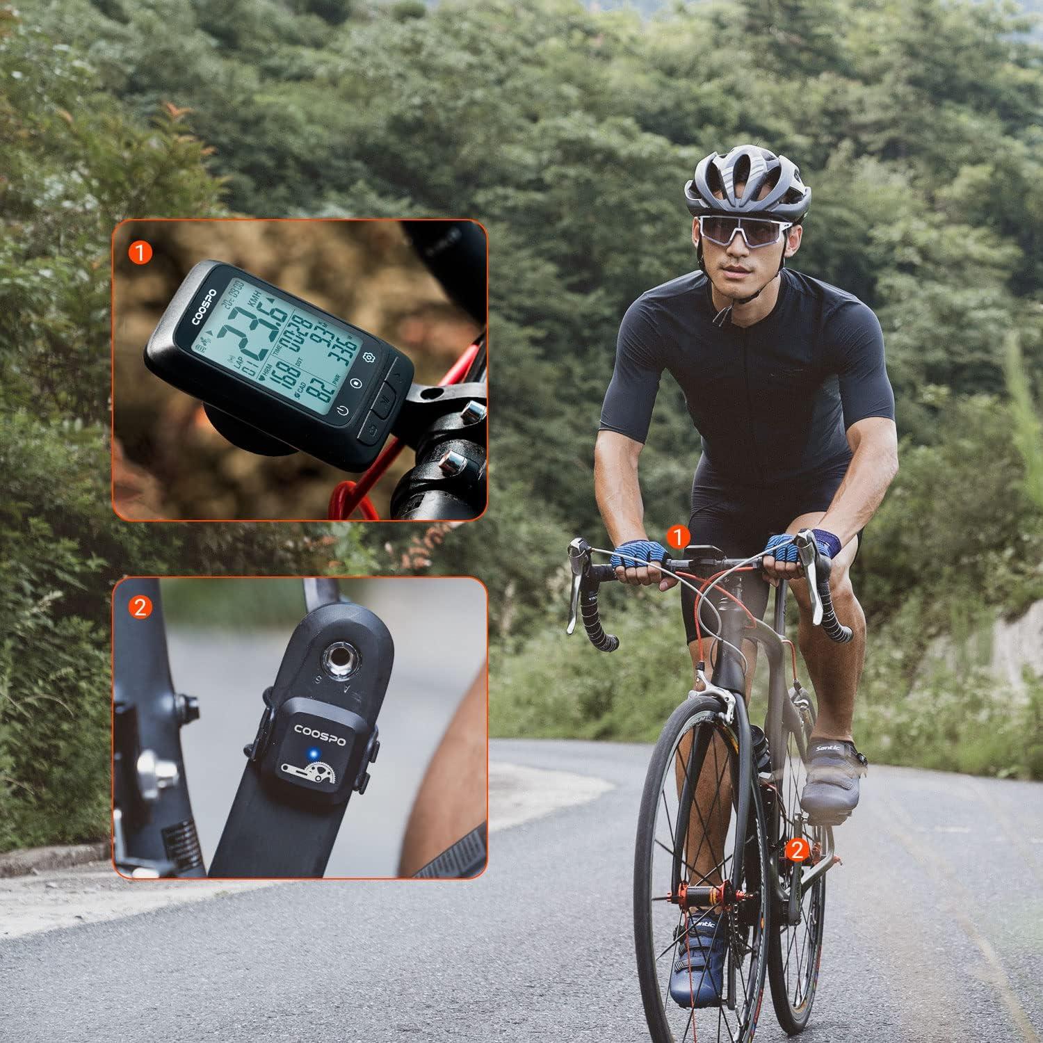 Capteur de vitesse et de cadence de vélo COOSPO Bluetooth ANT+ IP67 étanche, compatible Garmin Wahoo IGPSPORT Bryton 18 Capteur de vitesse et de cadence de vélo COOSPO Bluetooth ANT+ IP67 étanche, compatible Garmin Wahoo IGPSPORT Bryton 18