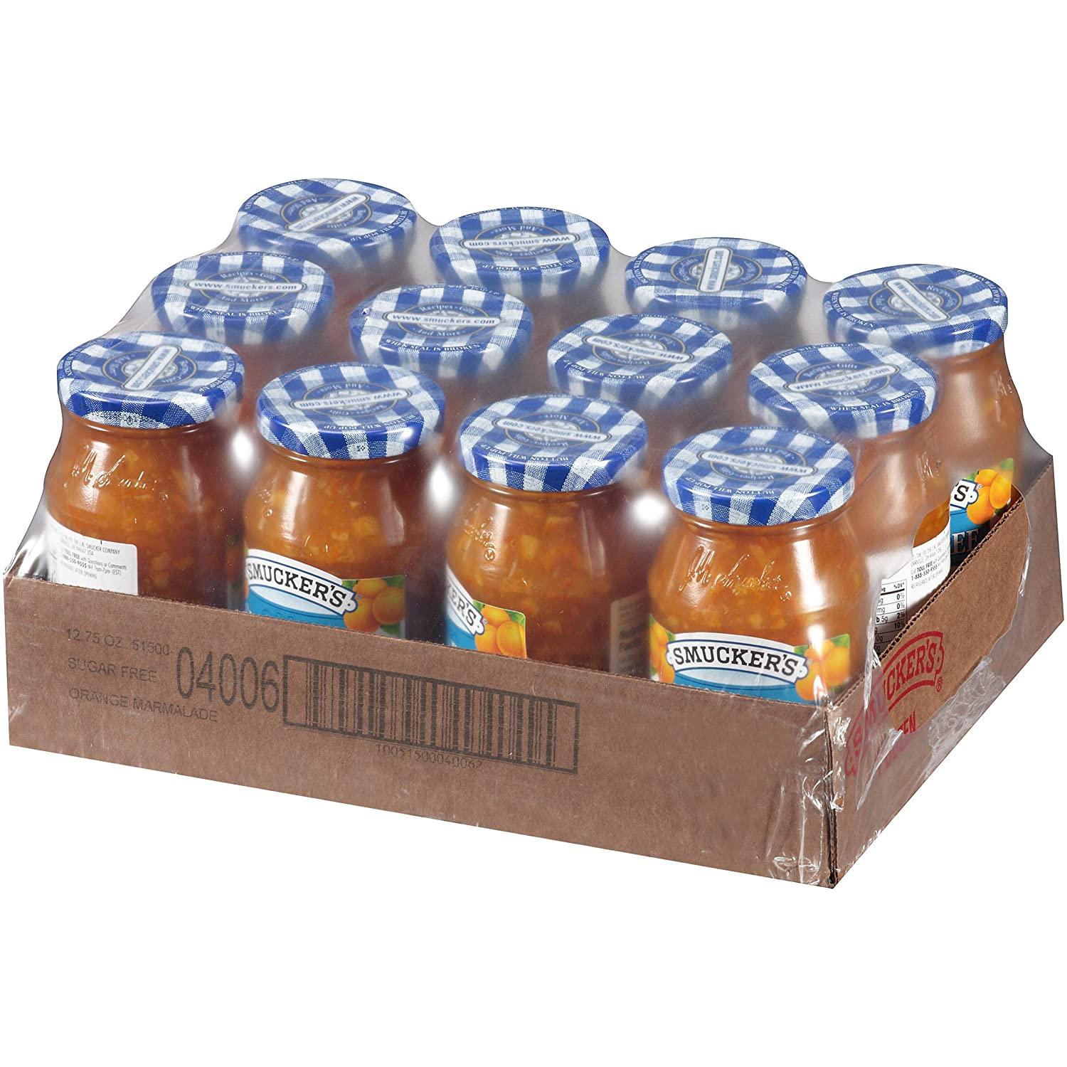 Smucker #39 s Sugar Free Orange Marmalade with Splenda 12 75oz (Pack of 8
