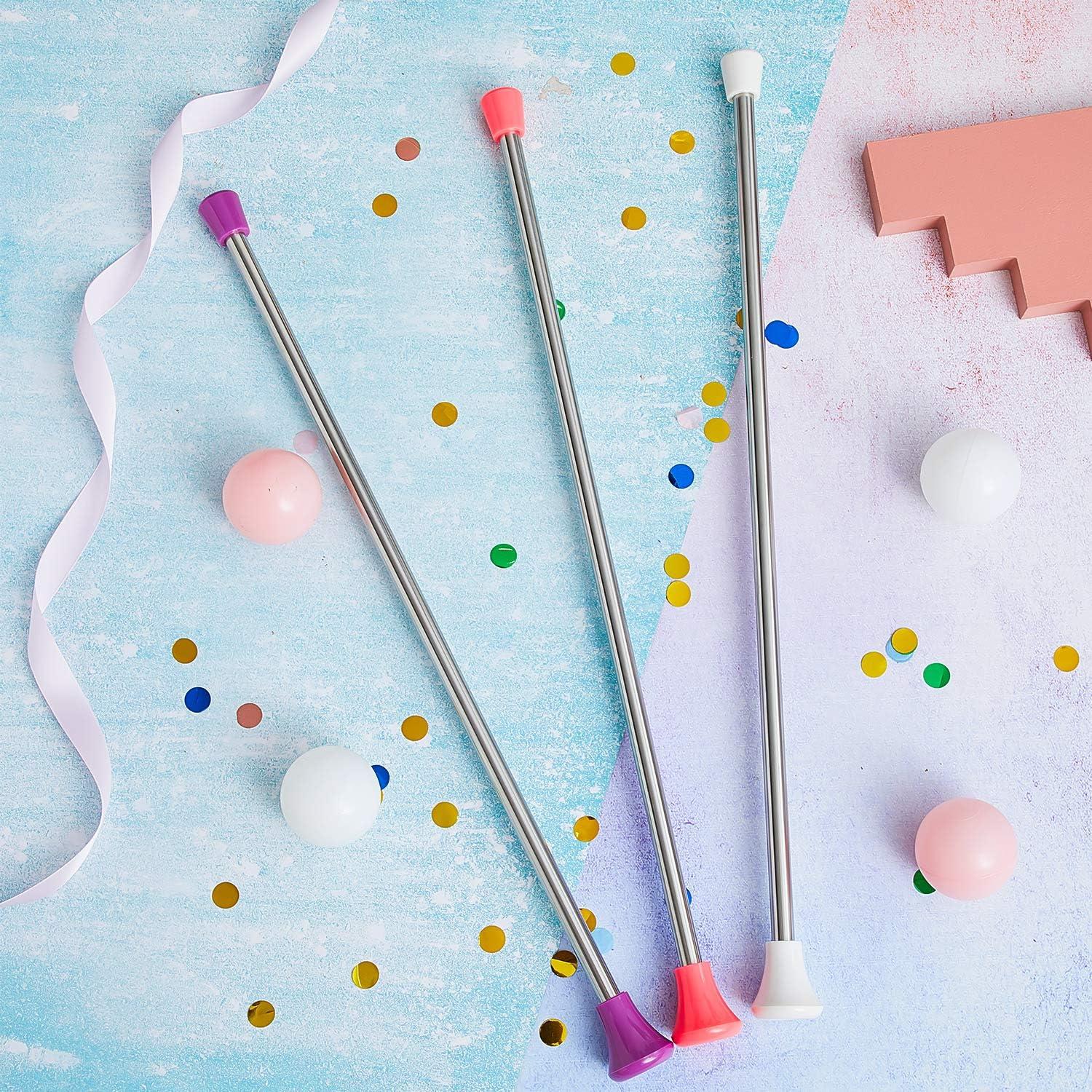 4 Piece Kids' Twirling Batons Set for Talent Shows & Artistic Dancing