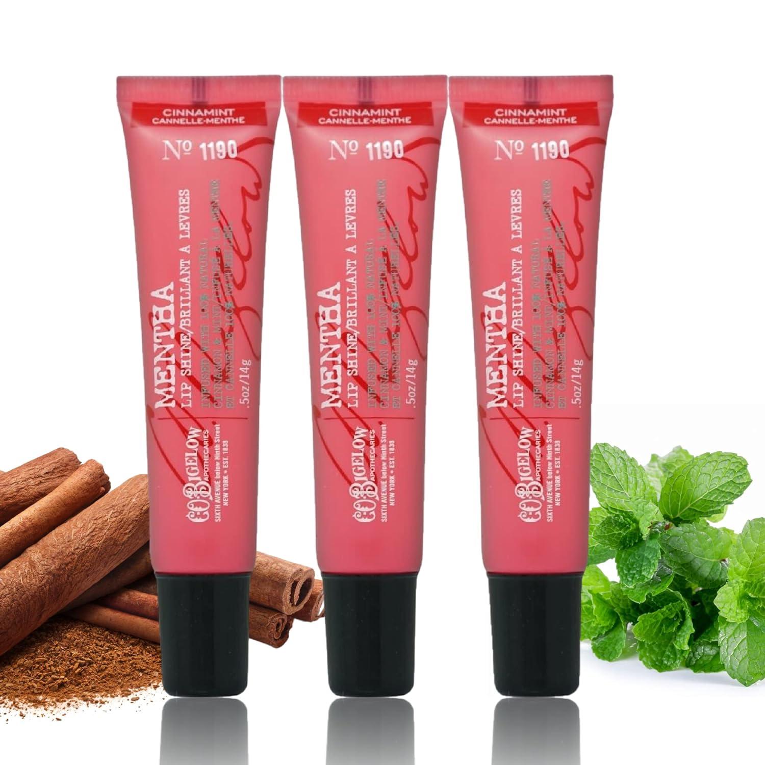 C.O. Bigelow Cinnamint Mentha Lip Shine Trio - 3 Pack 0.5 oz Tubes | Buy  Now with Express International Delivery