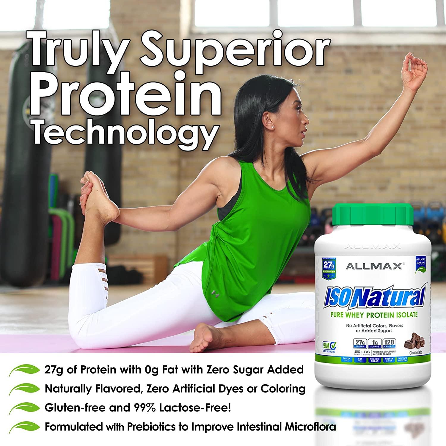 ALLMAX Nutrition IsoNatural Pure Whey Protein Isolate The Original