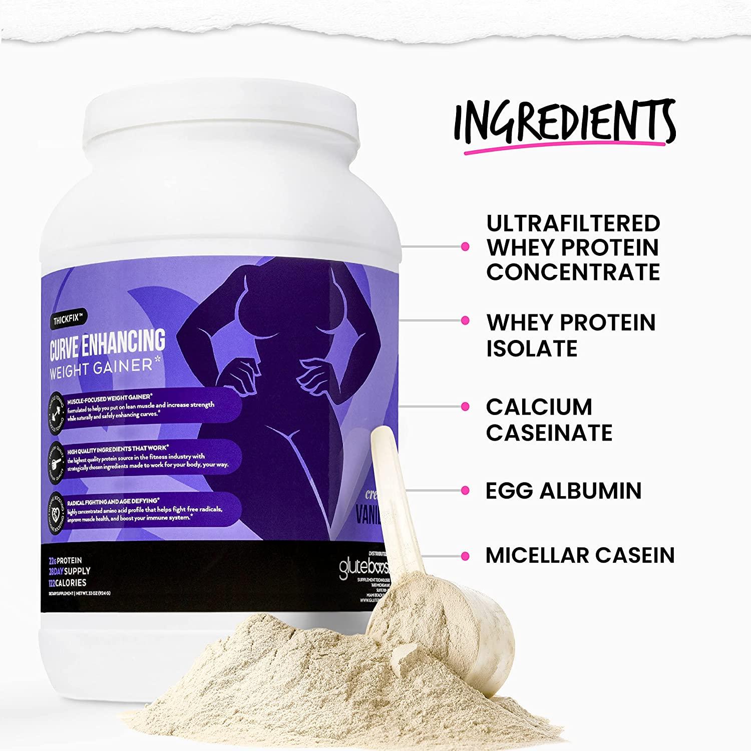 ThickFix Curve Enhancing Weight Gainer Shake GrassFed Whey Protein