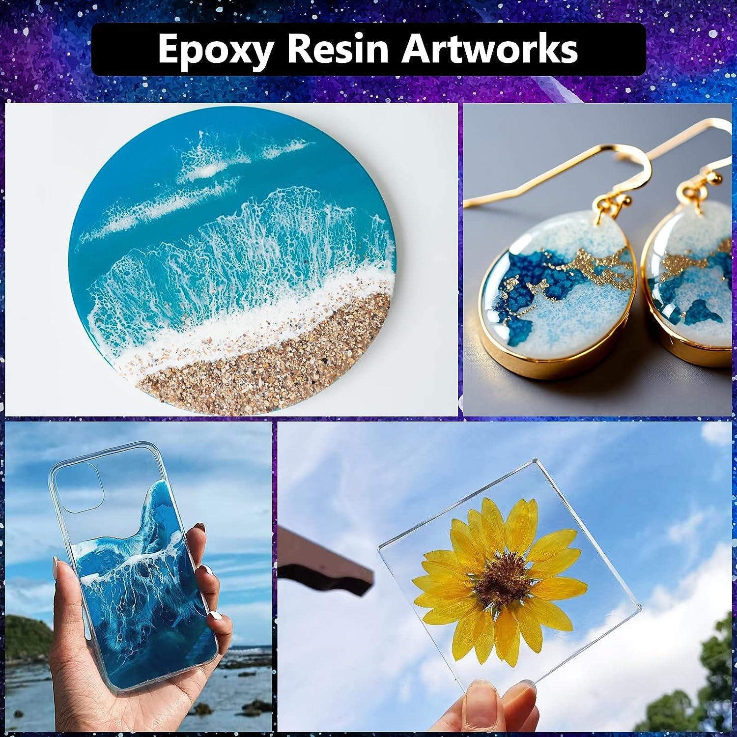 KISREL Epoxy Resin 32OZ - Crystal Clear Epoxy Resin Kit - No Yellowing No  Bubble Art Resin Casting Resin for Art Crafts Jewelry Making Wood & Resin  Molds(16OZ x 2) 32 OZ