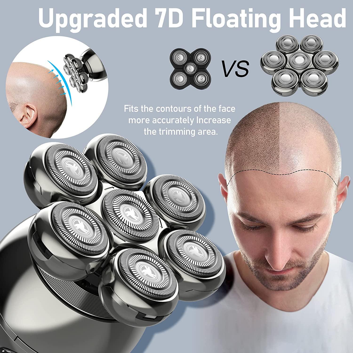 Head Shaver for Bald Men,Fxlpower Bald Head Shavers with Wireless