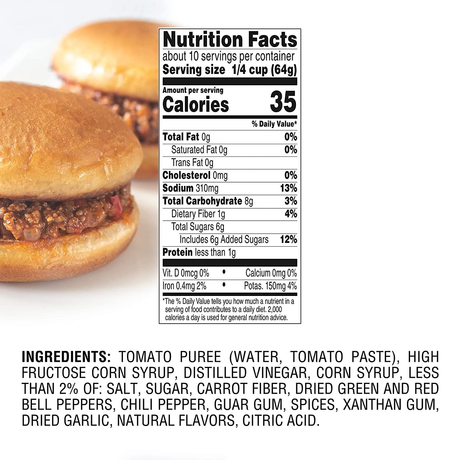 Manwich Original Sloppy Joe Sauce, Canned Sauce, 24 oz