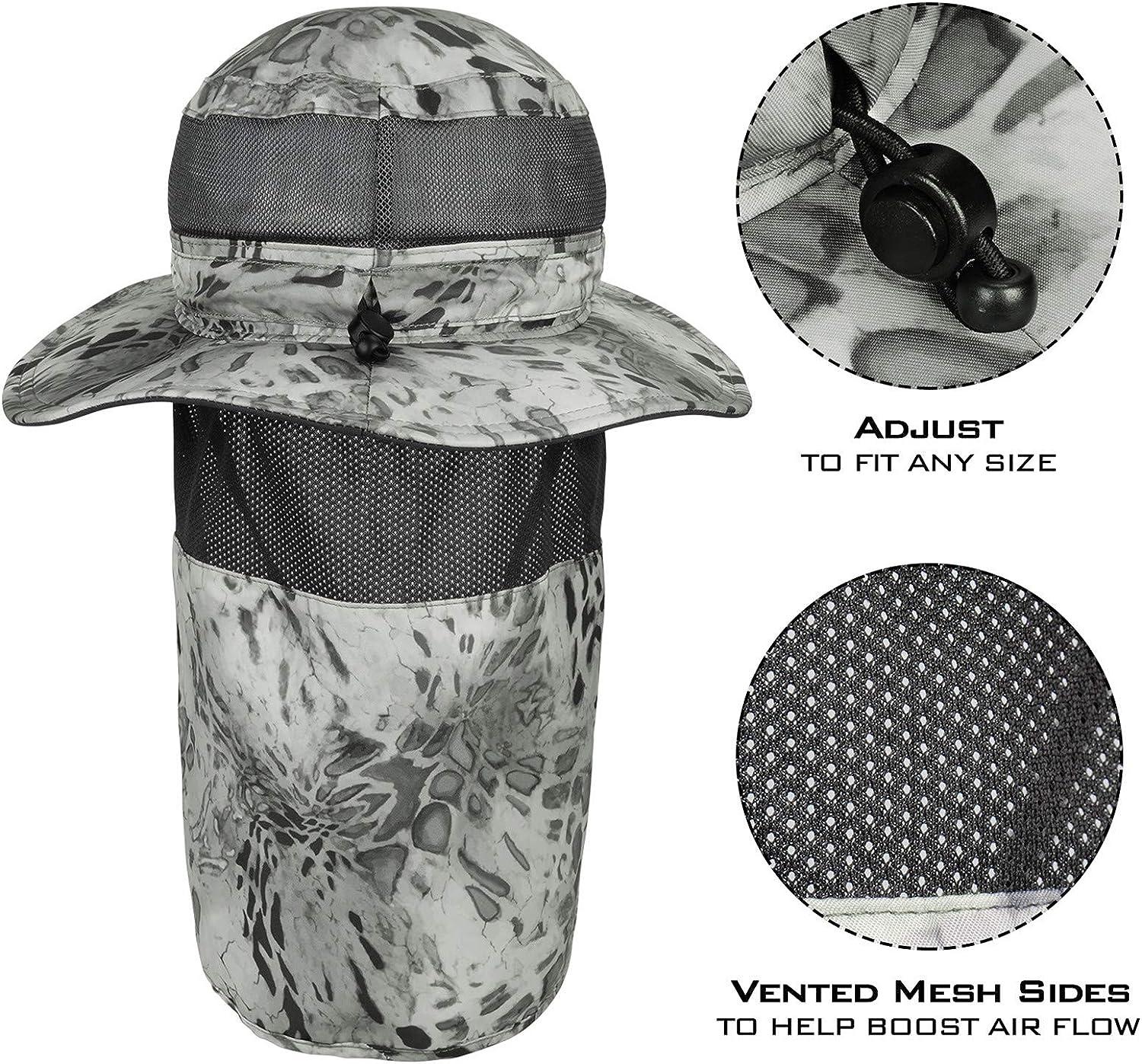 KastKing UPF 50 Boonie Hat Fishing Hat with Removable Neck Flap