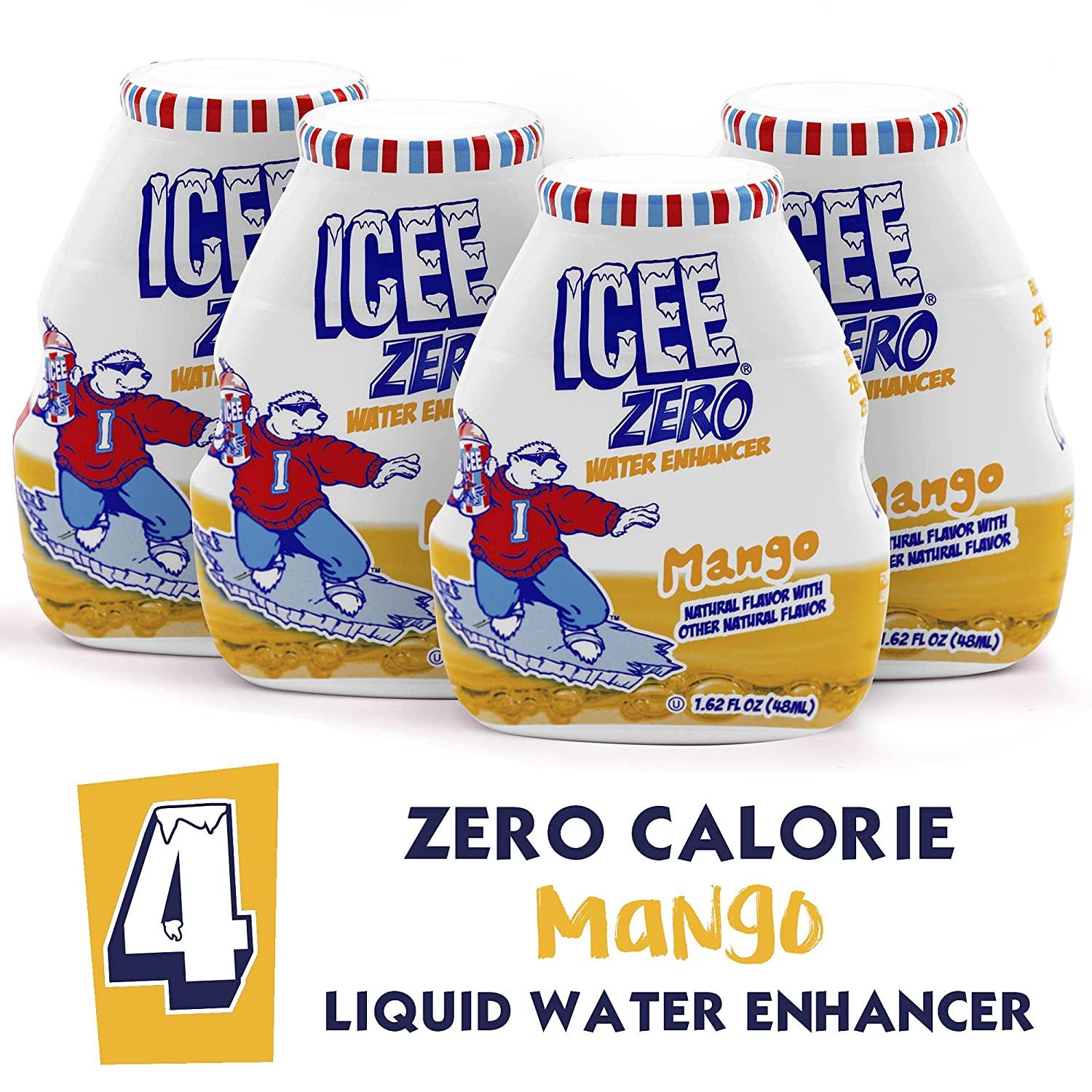 ICEE Zero Calorie Mango Liquid Water Enhancer Drink Mix, Natural Flavor