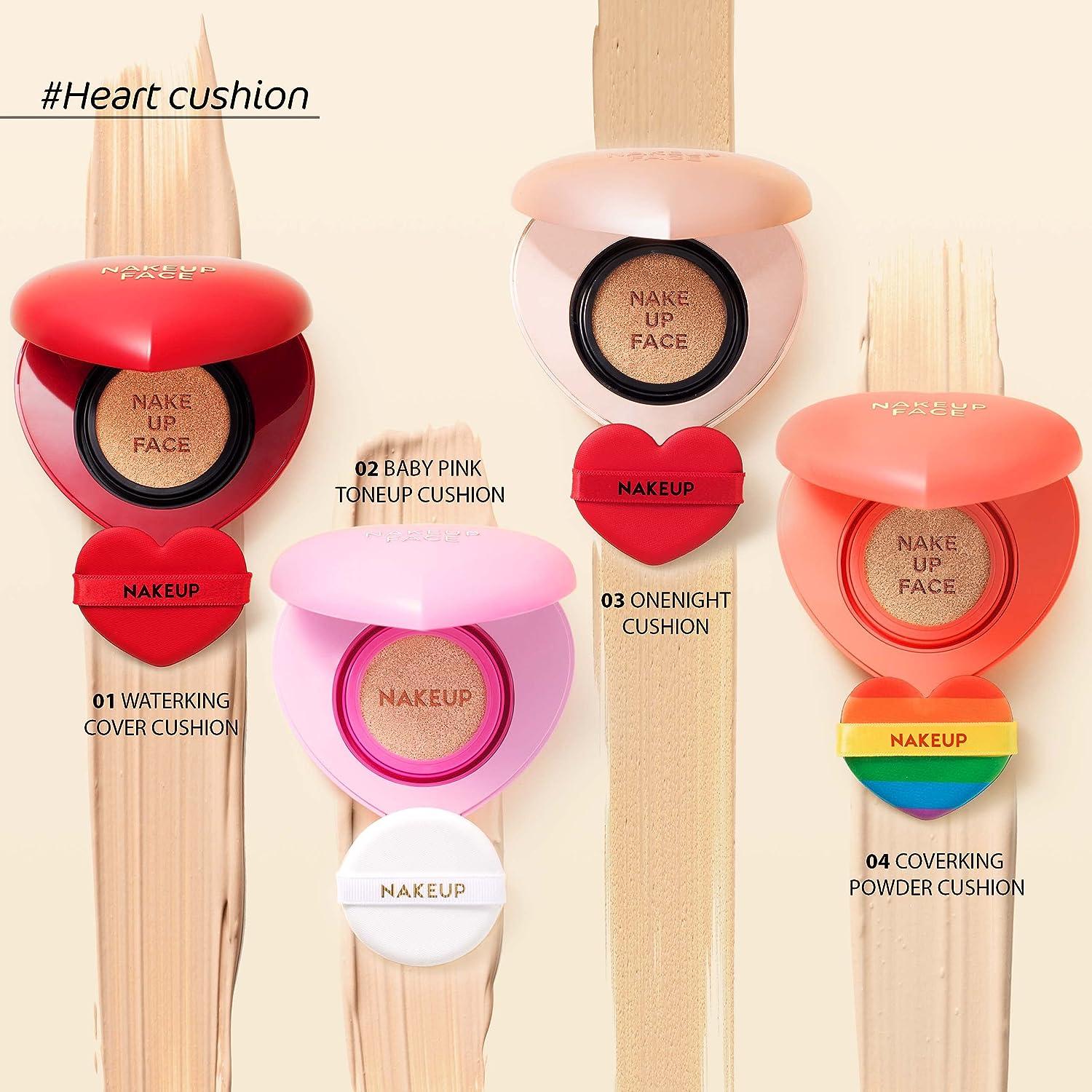 NAKEUP FACE Baby Pink ToneUp Cushion I BB Cushion Whitening I ToneUp