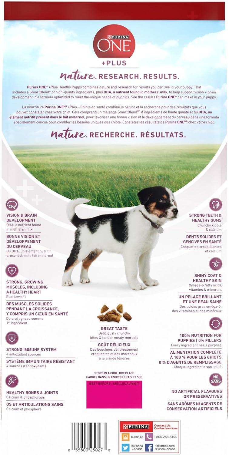 Purina ONE +Plus Dry Puppy Food with Lamb kg Bag kg