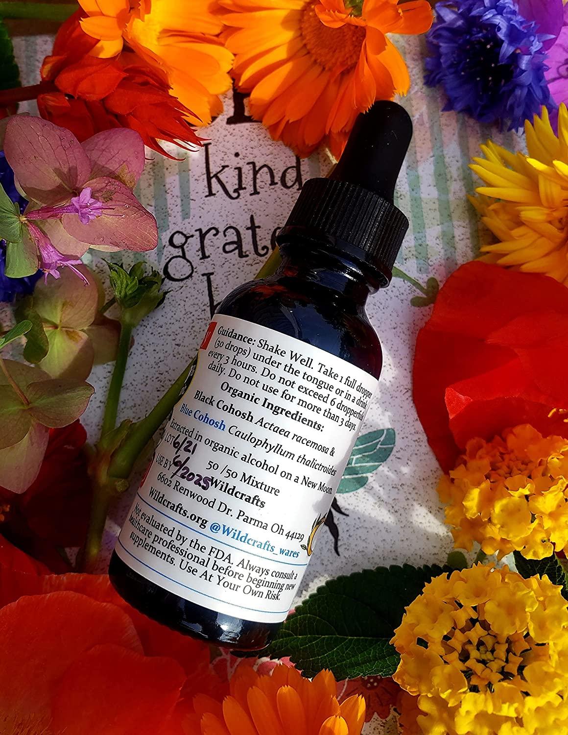 Organic Black Cohosh and Blue Cohosh Tincture Traditional Herbalist