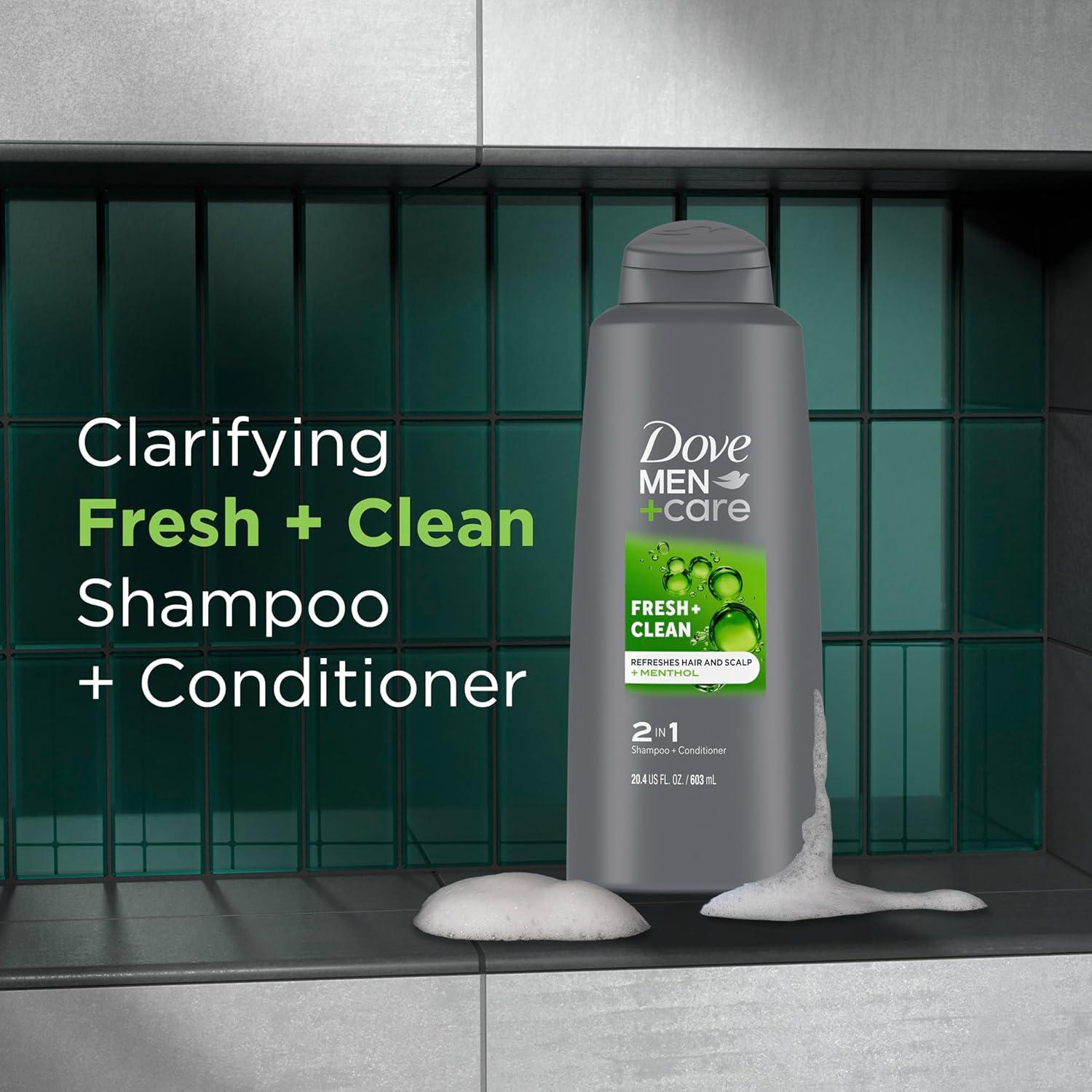 DOVE MEN + CARE 2-in-1 Shampoo & Conditioner - Fortifying Fresh & Clean ...