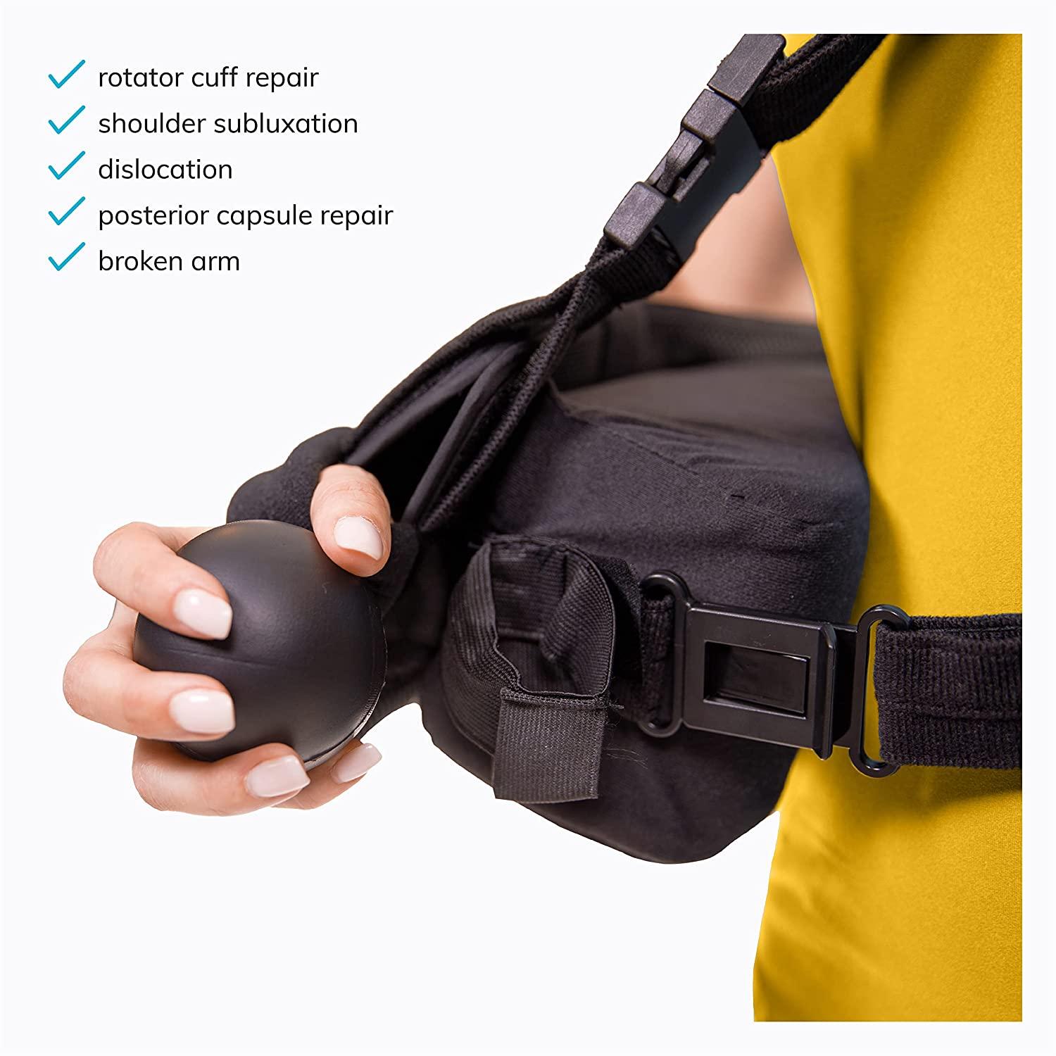 BraceAbility Abduction Shoulder Sling Rotator Cuff Immobilizer Brace