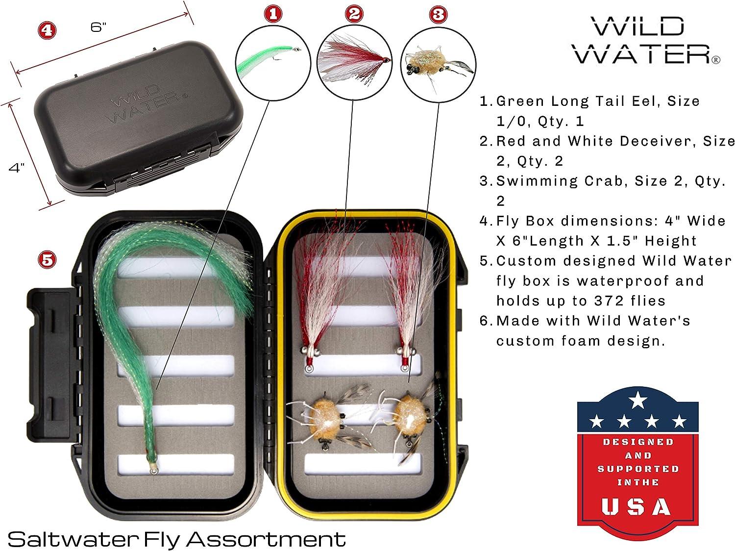 Wild Water Fly Fishing 9ft 4-Piece 7/8 Weight Rod & Reel Combo with  Saltwater Flies | Buy Now with Express International Delivery | GoSupps.com