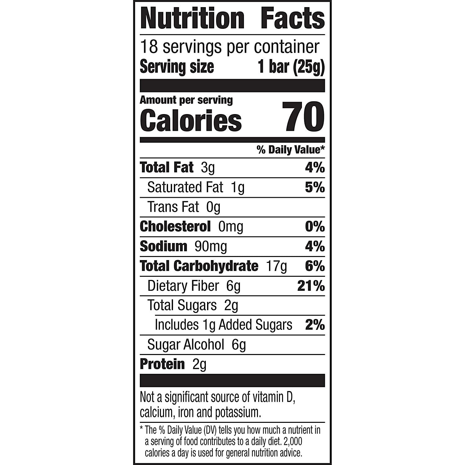 Fiber One Soft Baked Bars, Cinnamon Coffee Cake, 16 oz, 18 Count Box 18