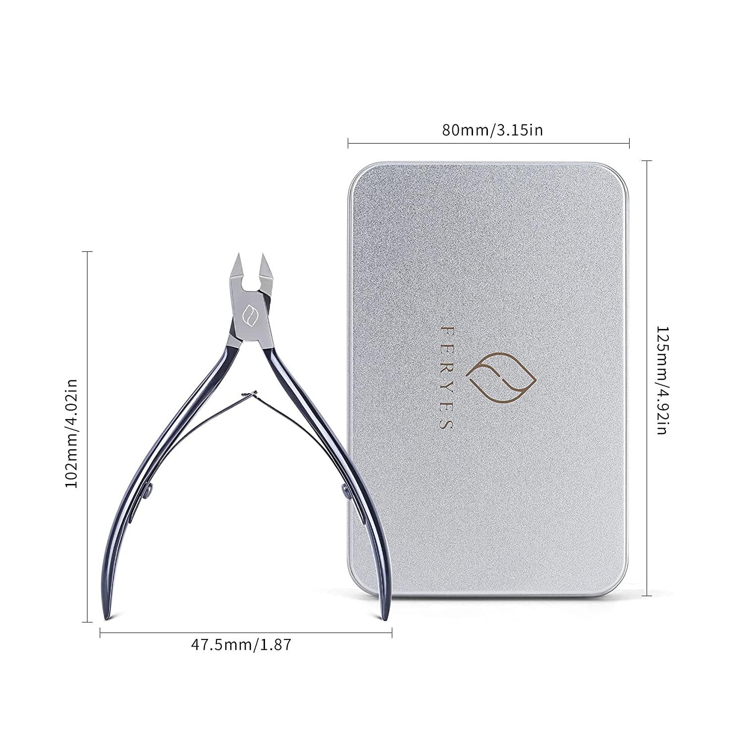 FERYES Toenail Clipper for Ingrown & Thick Nails Stainless Steel