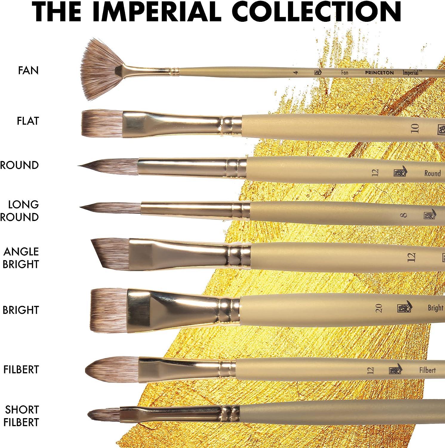 Princeton Series 6600 Synthetic Mongoose Oil & Acrylic Brushes 12 Fan