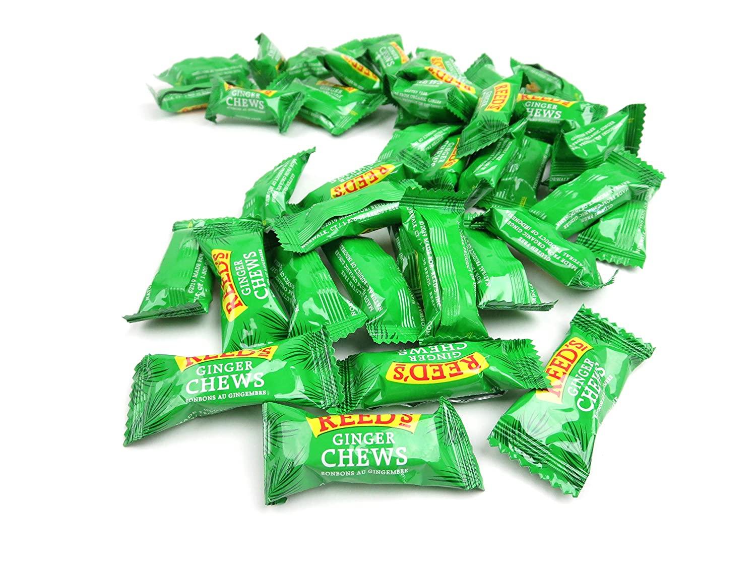 Reed's Ginger Candy Chews 2lb Bag Standard Packaging
