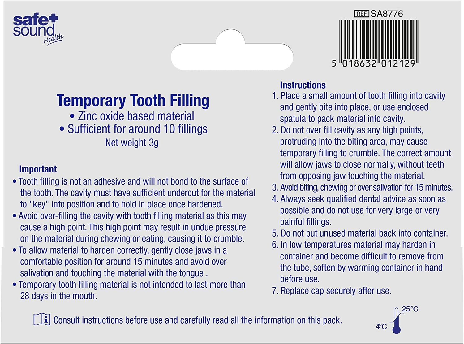 Safe And Sound Temporary Tooth Filling Kit safe-and-sound-temporary-tooth-filling-kit