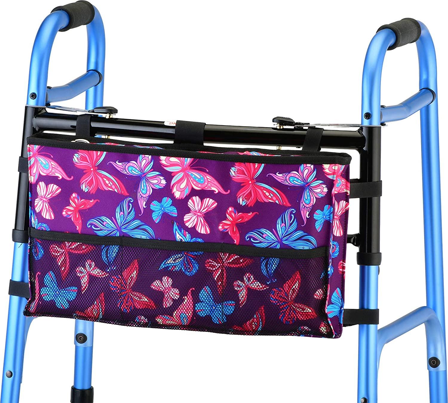 NOVA Walker Bag, Great Walker Storage Bag with Large Compartment and 5