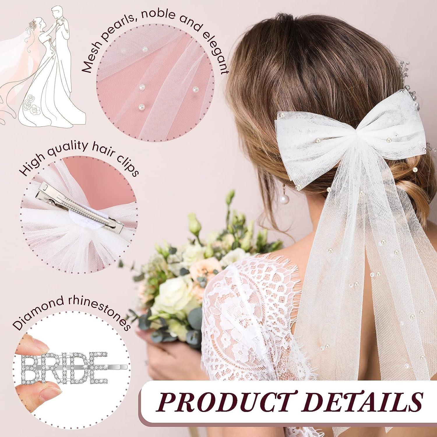 Maid Of Honour Pearl Hair Claw Clip | Hen Party Accessories & Decor | Team Hen - View #4