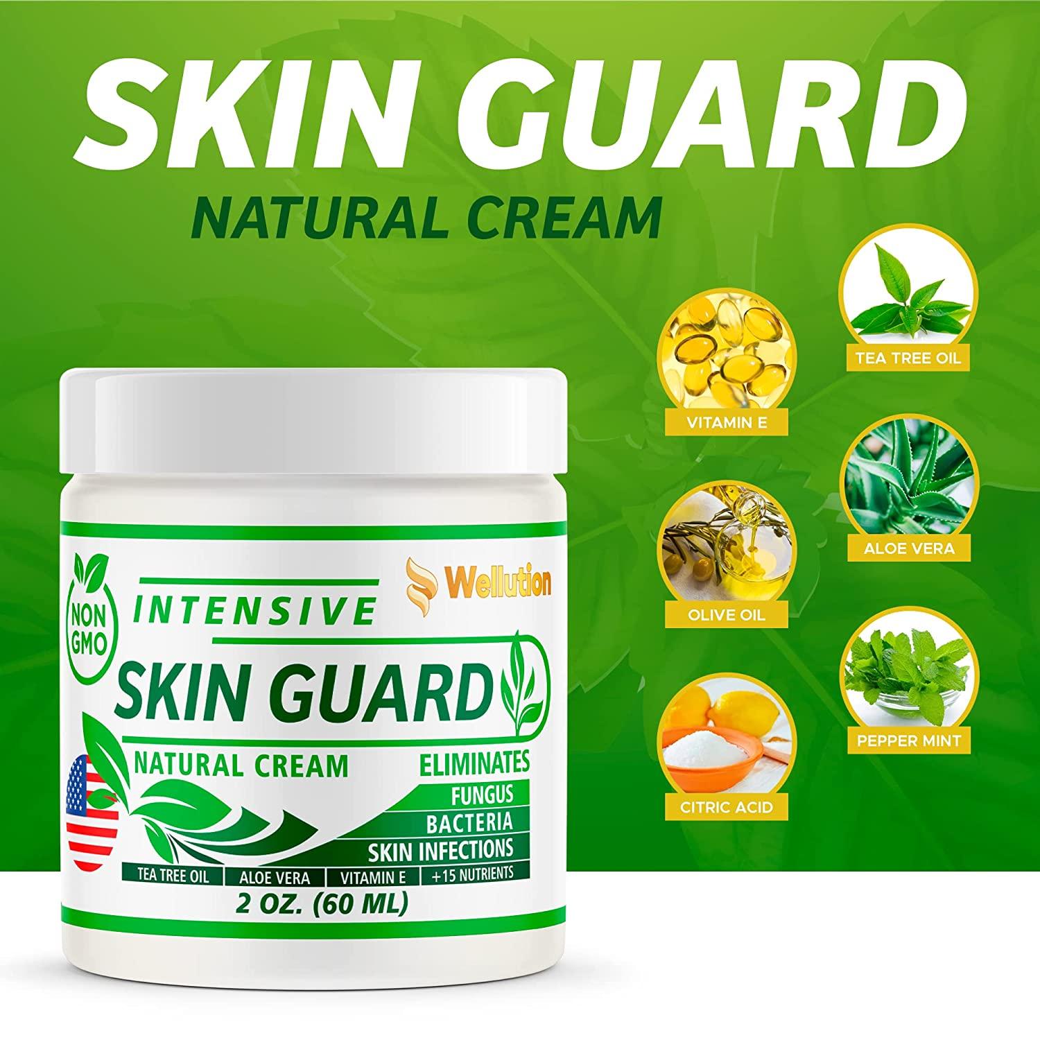 Wellution Skin Guard Cream with Tea Tree Oil, Aloe Vera & Vitamin E