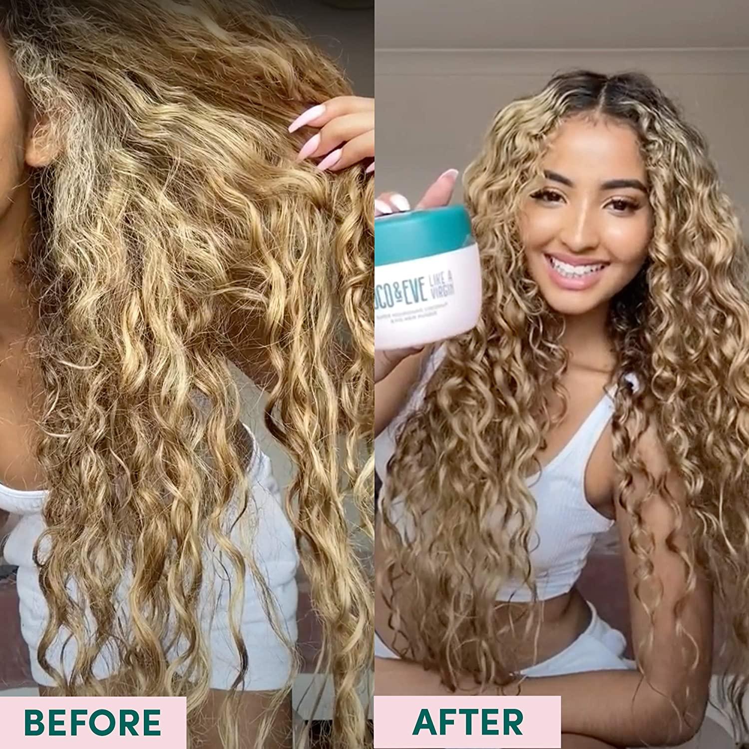 Coco & Eve Like a Virgin Hair Masque Coconut & Fig Hair Mask for Dry