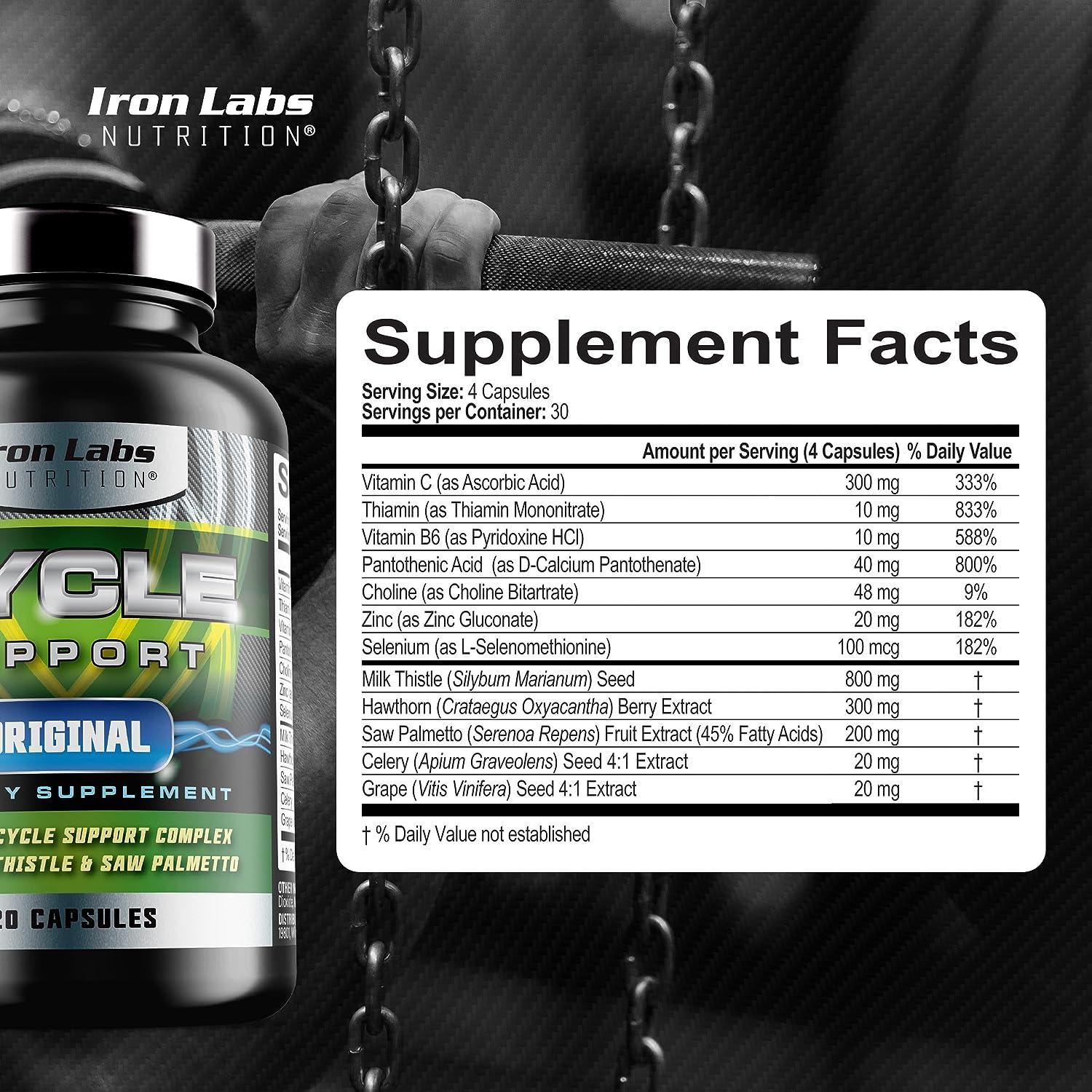 Iron Labs Nutrition Cycle Support On Cycle Support Supplements for