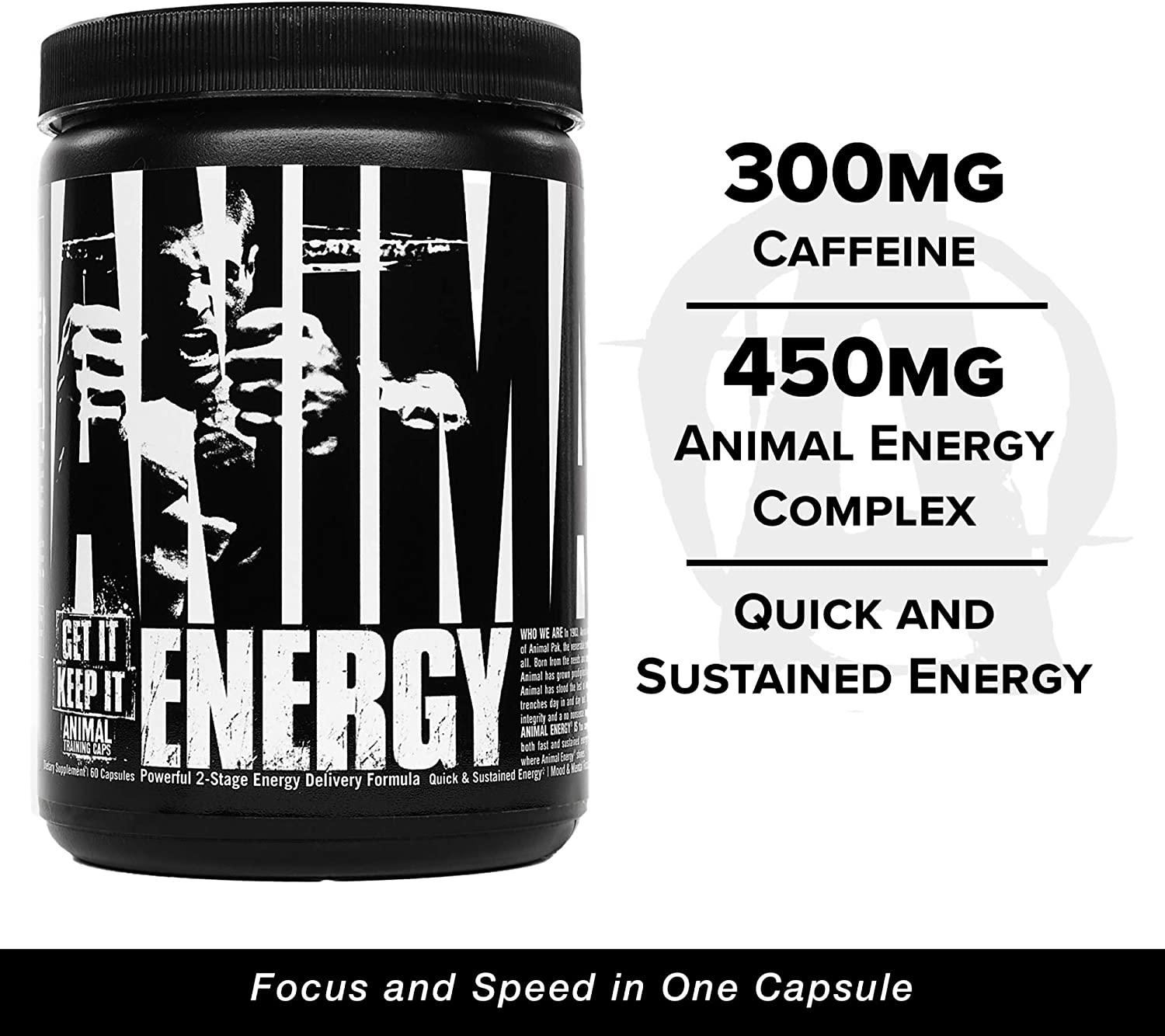 Universal Nutrition Animal Energy - 60 Capsules