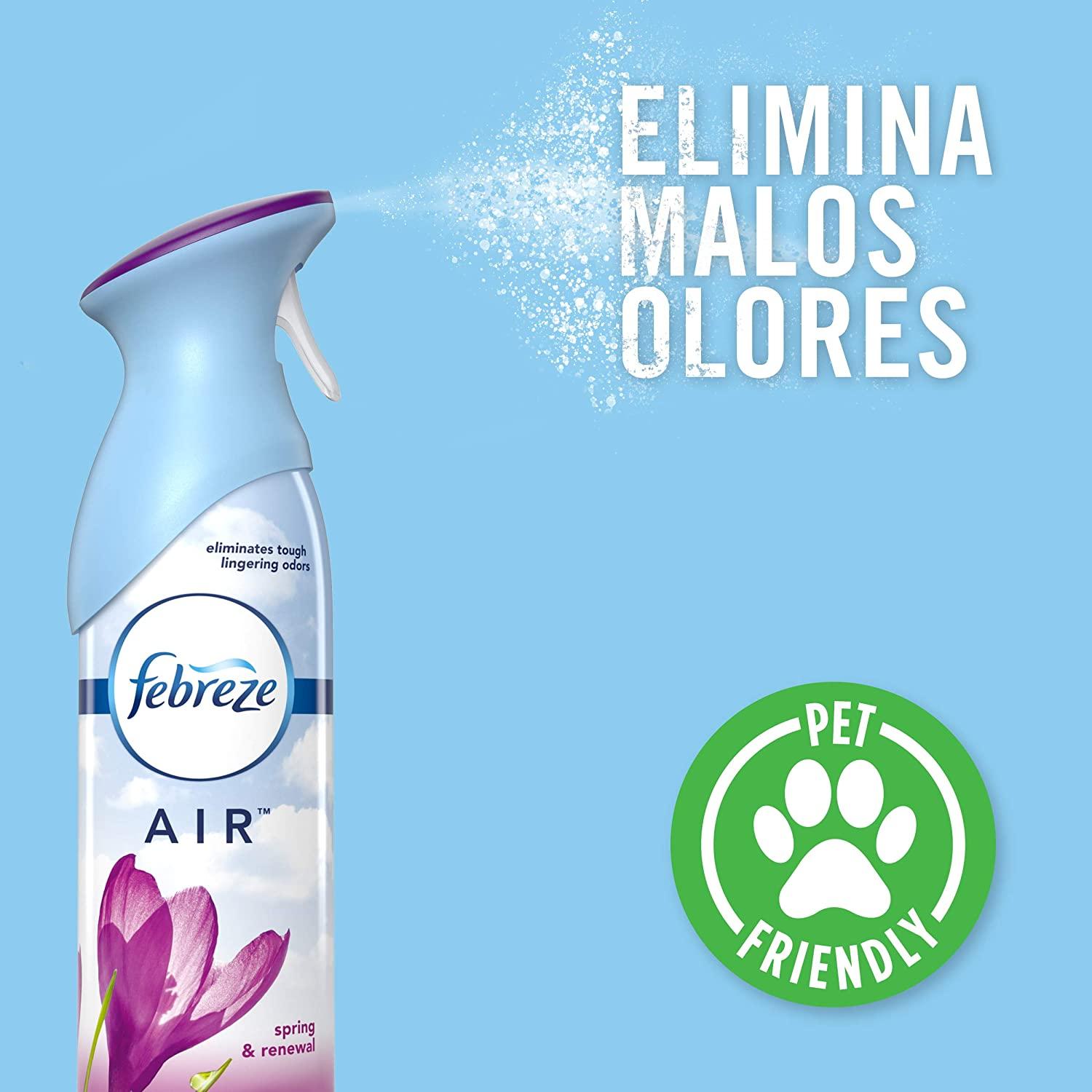 Febreze AIR Freshener Spray, Spring & Renewal Scent, 8.8 Oz