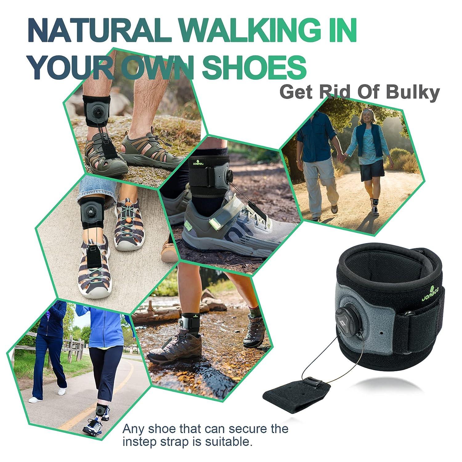 JOMECA Drop Foot Brace with ReelAdjust Dorsiflexion Drop Foot Support