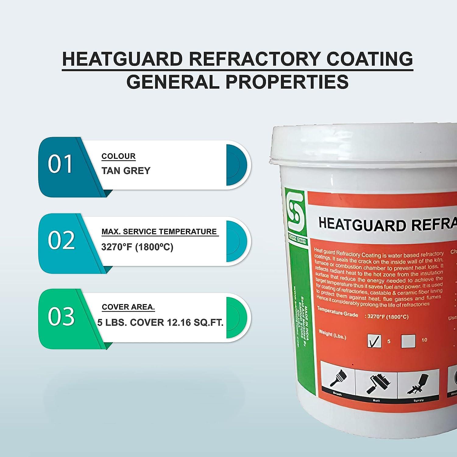 Simond Store 5 lbs. Refractory Coating Heat-Guard for Ceramic
