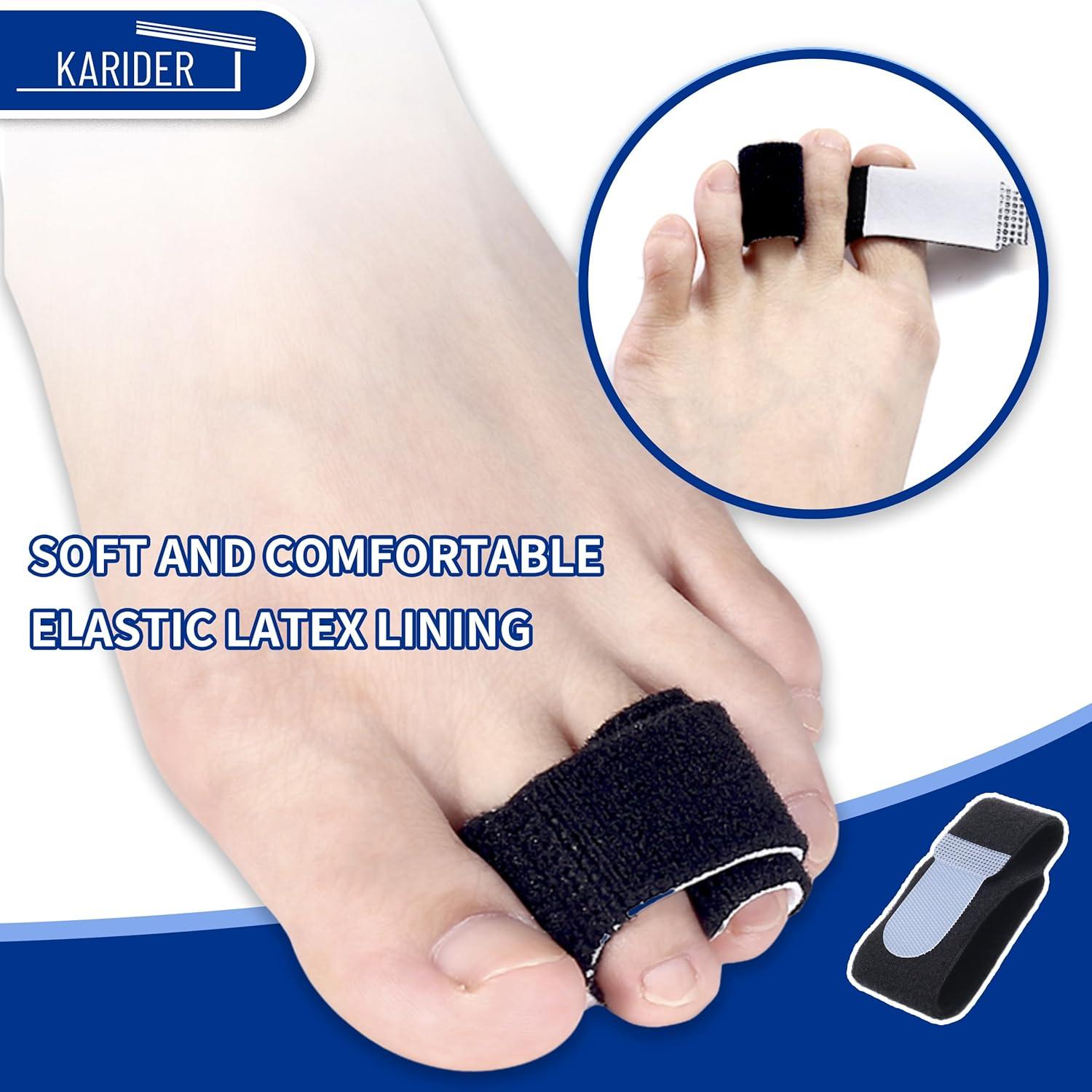 Hammer Toe Straightener 12PCS Broken Toe Wraps Toe Straightener Toe ...