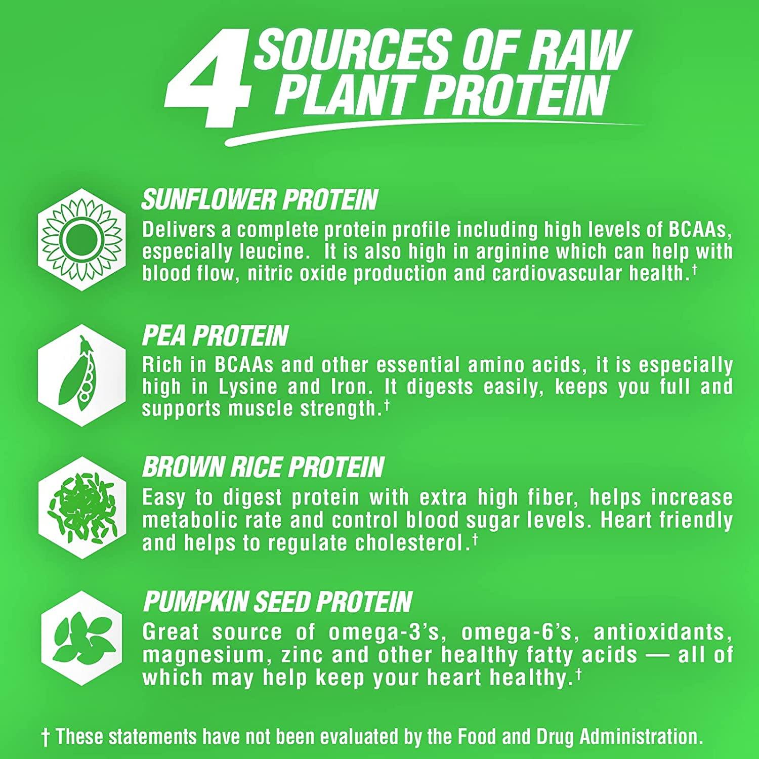 Nutrex Research Plant Protein Great Tasting Vegan Plant Based Protein