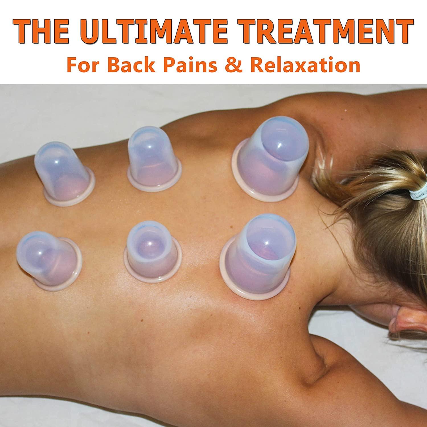 Cupping Therapy Set Massage Cups by DoSensePro Acupuncture Home Cupping Therapy Set for