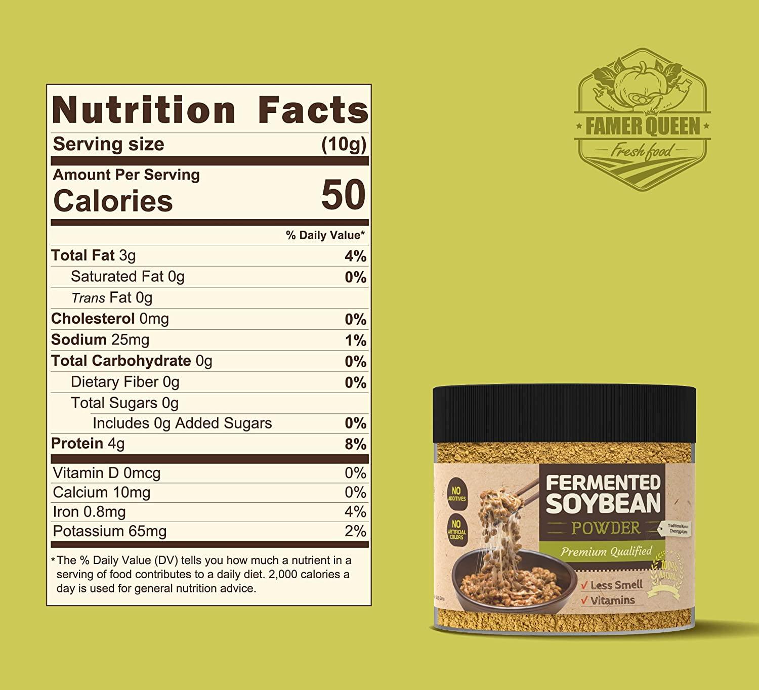 6oz Korean Cheonggukjang Powder Nattokinase Source Vegan Natto