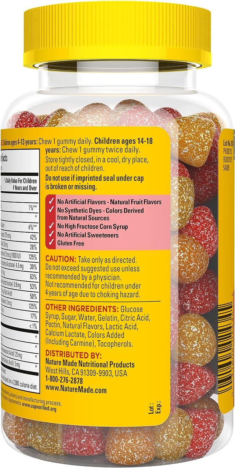 Nature Made Kids First Multivitamin with Omega3 Gummies 70 Count for