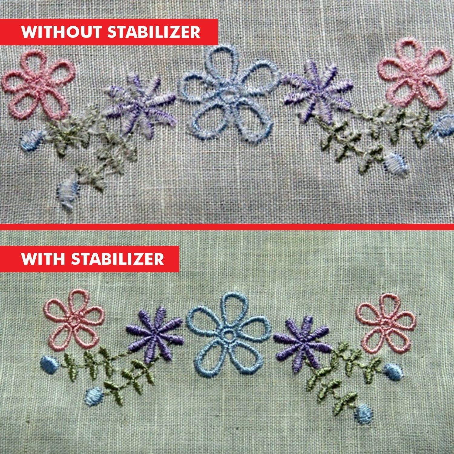  Water Soluble Embroidery Stabilizers Stick and Stitch Embroidery  Paper for Embroidery Stick and Stitch Embroidery Paper Tear Away Embroidery  Stabilizers for Embroidery Hand Sewing Lover Beginners