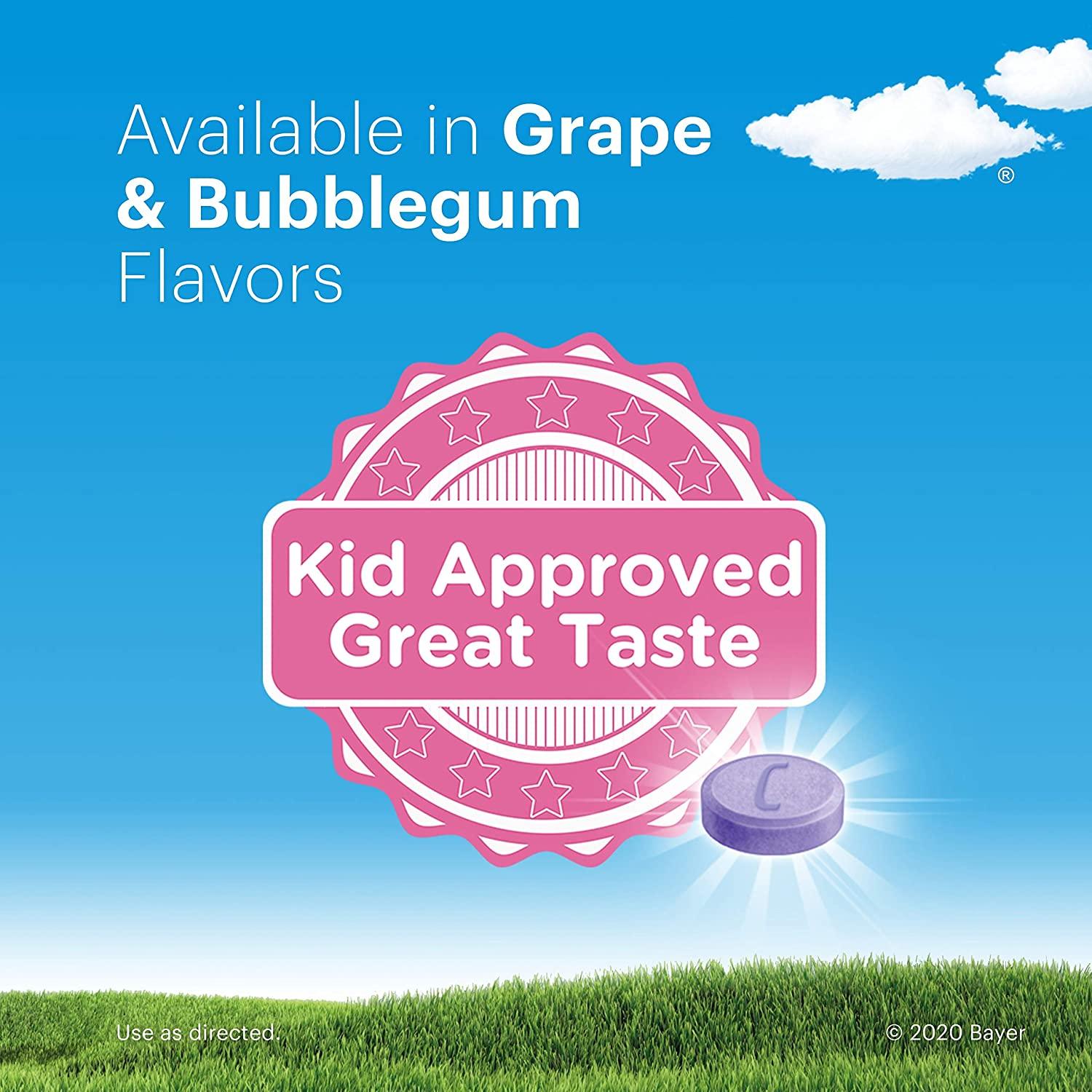 Claritin Kids NonDrowsy 24Hour Allergy Relief Chewables Grape