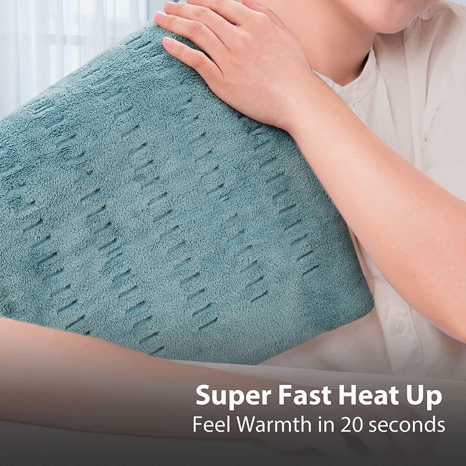GOQOTOMO Heating Pad FastHeating Technology for Back/Waist/Abdomen/Sh