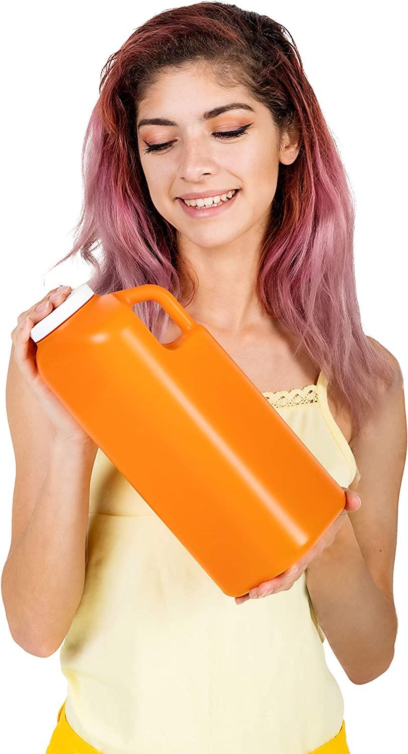 Large Male Urinal with Leak Proof Screw Cap Lid (3000 mL or 101 oz