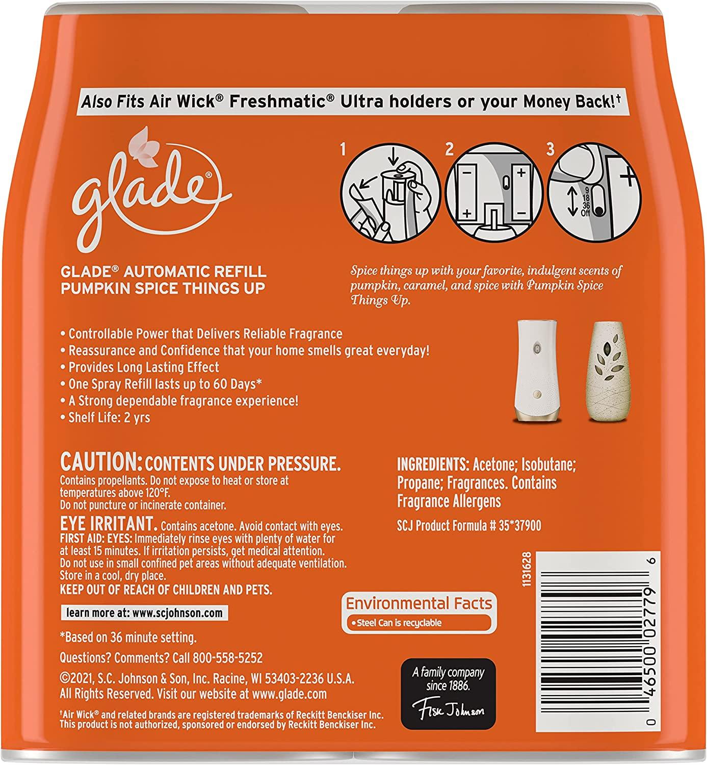 Glade Automatic Spray Refill, Air Freshener for Home and Bathroom