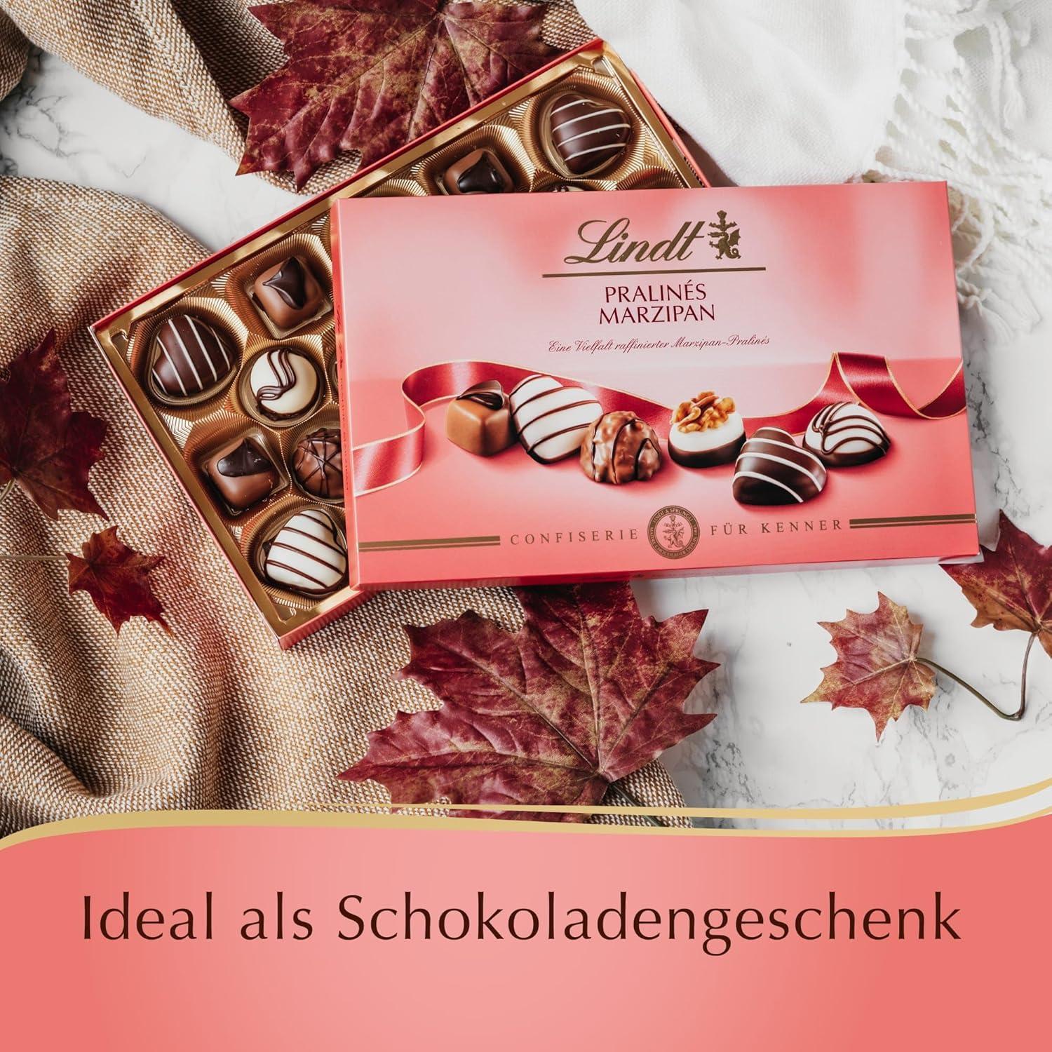 Buy Lindt Chocolate Pralins Box 12 Fine Marzipan Creations 125g Perfect Chocolate Gift for Connoisseurs International Shipping