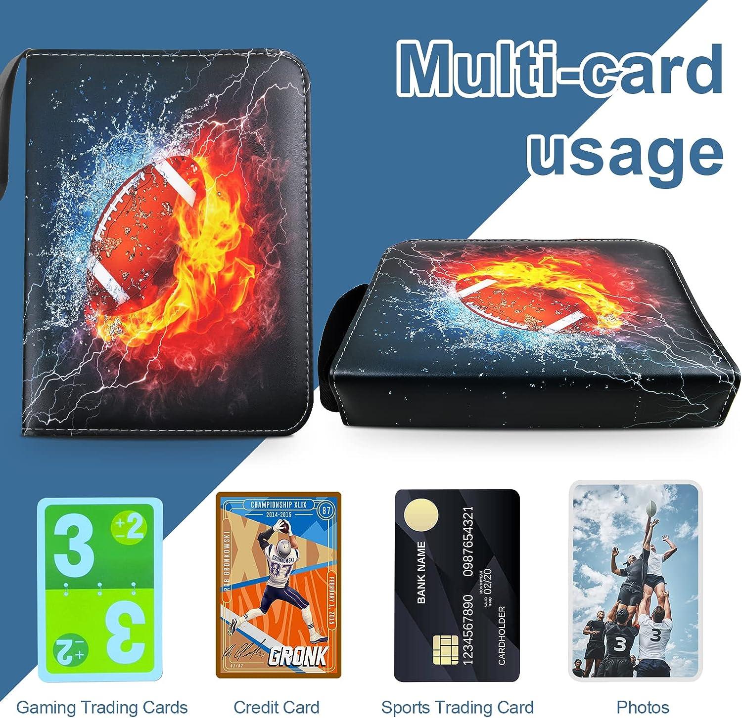 Football Card Binder with 50 Removable Pages | Holds Up to 400 Cards -  Sports Trading Cards Storage Organizer | For Football, MTG, TCG - 4 Pocket  Sleeves | Buy Now with Express International Delivery | GoSupps.com