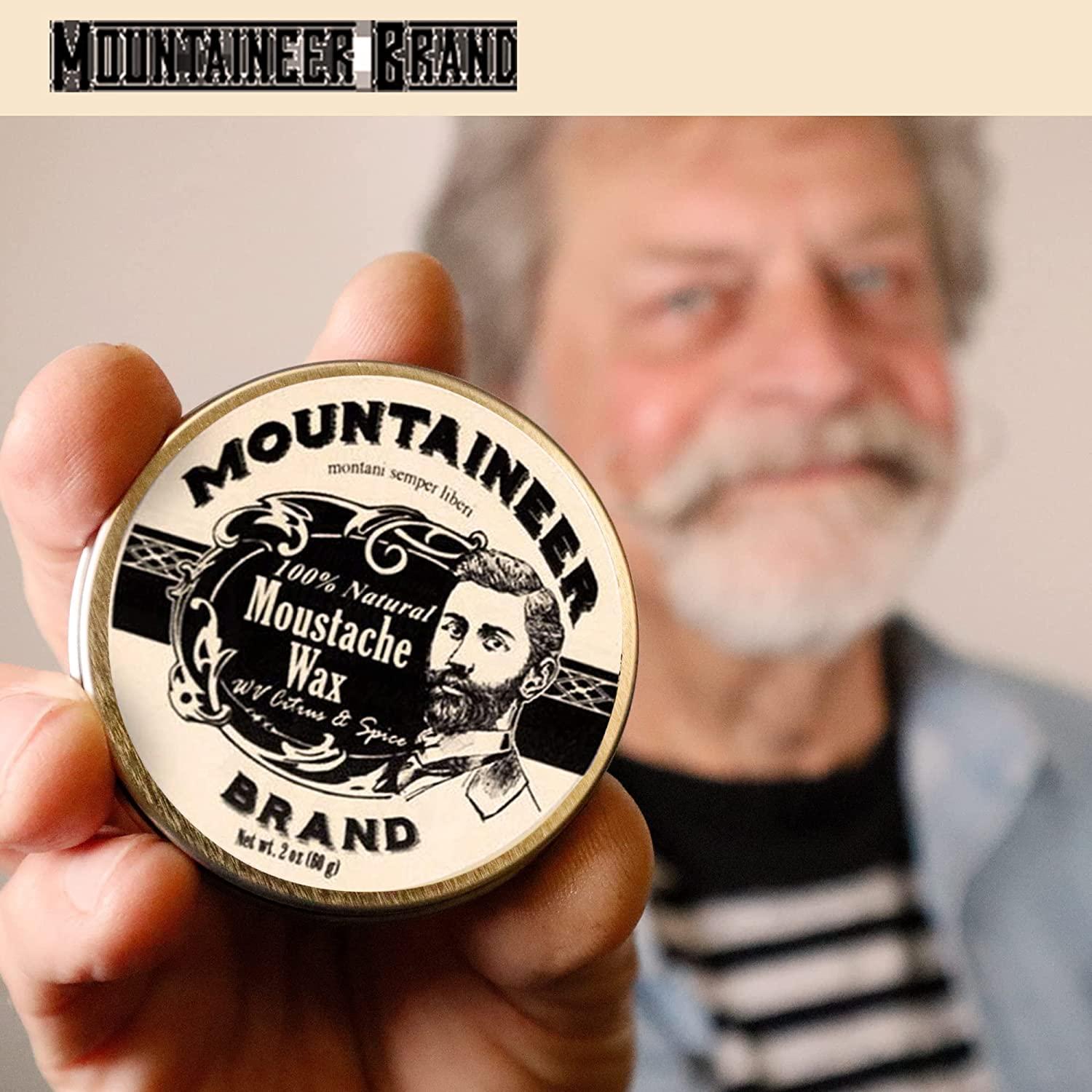 Mountaineer Brand Mustache Wax for Men 100 Natural Beeswax / Plant