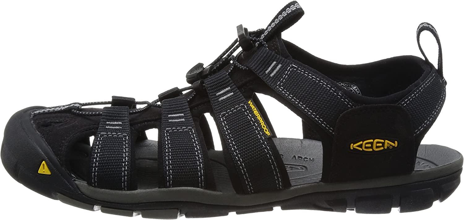 KEEN Men's Clearwater CNX Lightweight Sandals 11 Black/Gargoyle