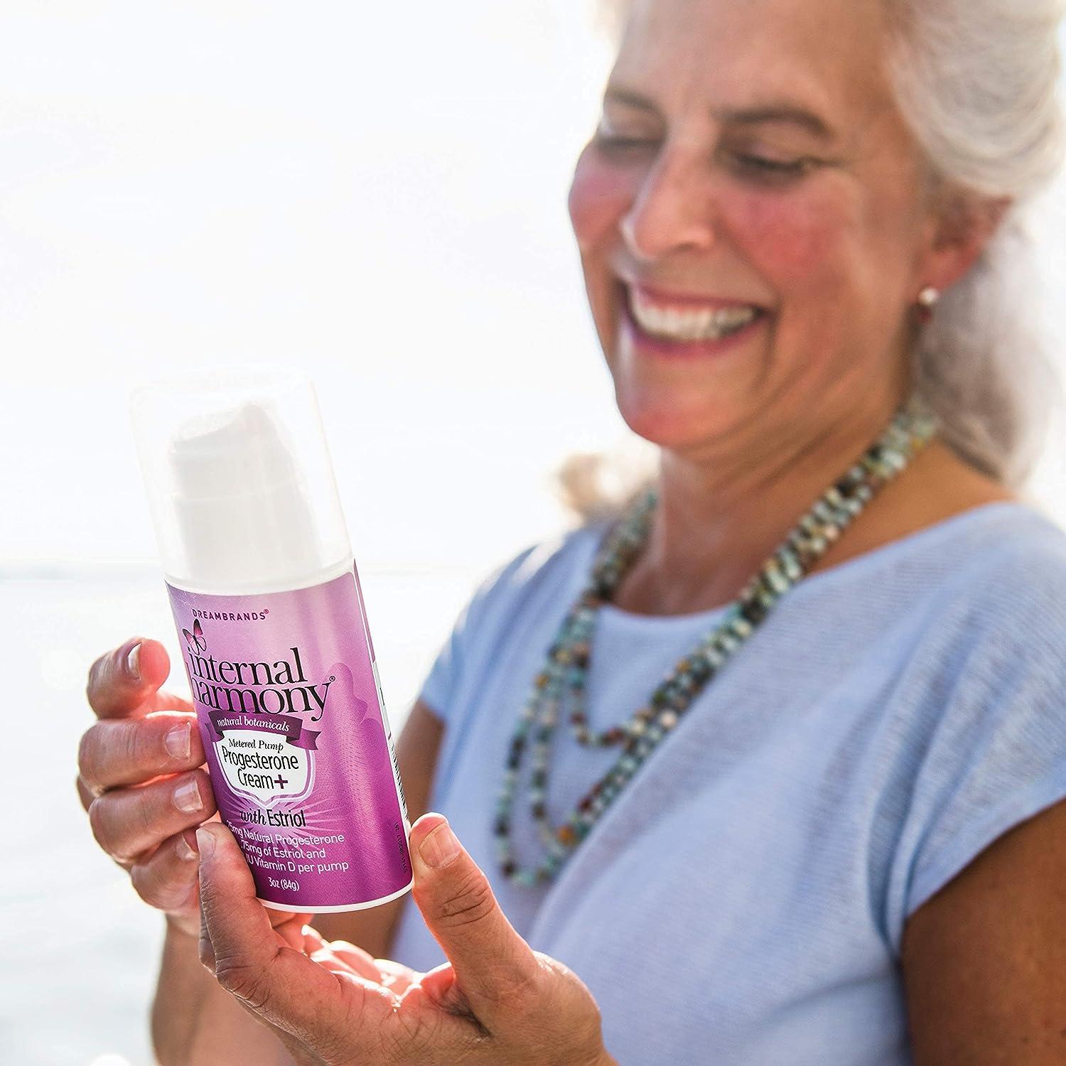 Internal Harmony Natural Progesterone Cream + with Vitamin E B6 B12 and