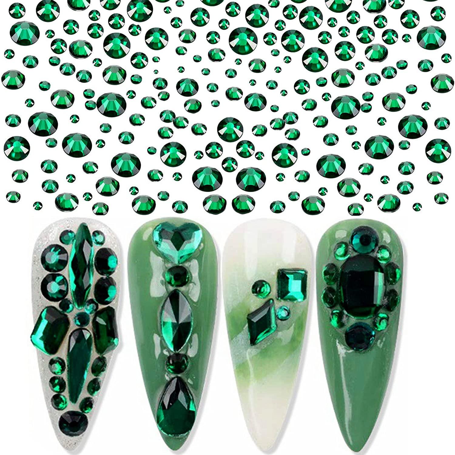 Emerald Green Rhinestones