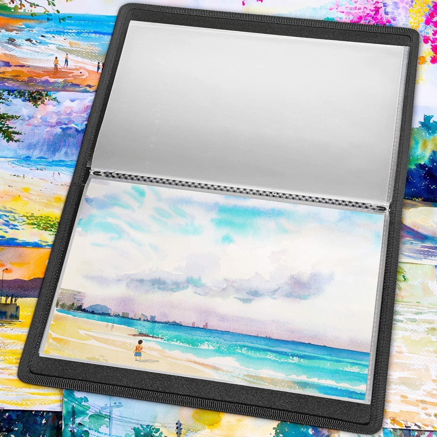 Dunwell Art Portfolio 11x17 (Black) Large Portfolio Folder for